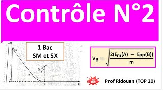 اروع فرض رقم 2 فيزياء contrôle 2 PHYSIQUE 1BAC [upl. by Erlin472]