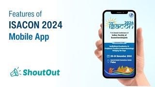 ISACON 2024 mobile app features  ShoutOut [upl. by Jeanne827]