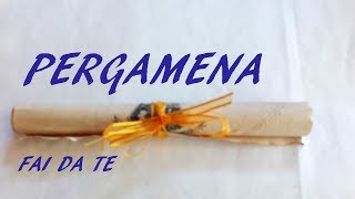 Pergamena FAI DA TE [upl. by Giuseppe100]