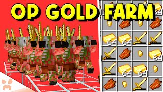 BEST MINECRAFT 121 GOLD FARM  Easy Efficient No Portal [upl. by Ecidna]