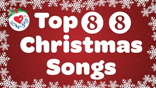 Top 88 Christmas Songs and Carols with Lyrics 🎄 Merry Christmas Music Playlist 🎅 [upl. by Hermosa146]