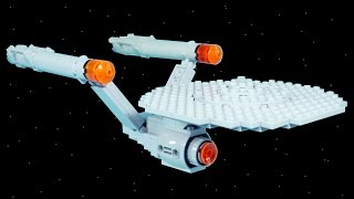 How to Build LEGO USS Enterprise  LEGO Star Trek [upl. by Enorel]