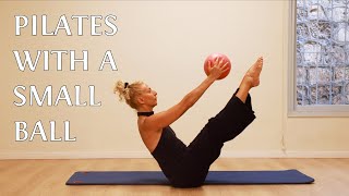 PILATES WITH A SMALL BALL overball [upl. by Urbas]