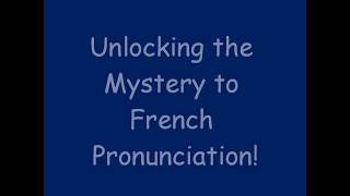 French Pronunciation Tips for Beginners [upl. by Aretina]