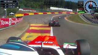 Jarno Opmeer Overtake Around The Outside Formula Renault Spa [upl. by Bollay427]