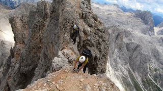 CIMON DELLA PALA  VIA NORMALE 2022 [upl. by Ennovehc]