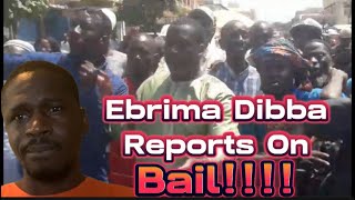 Ebrima Dibba Reports On First Bail At Banjul Live Images from Banjul Police Headquarters UDP There [upl. by Enomrej]