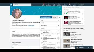 How to Add Courses and Projects to your LinkedIn Profile [upl. by Nwahsud719]