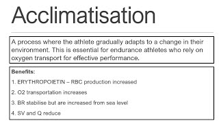 OCR A Level  Acclimatisation [upl. by Ynnel]