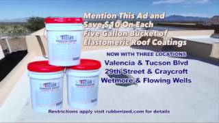 Roof Coatings  Tucson Rubberized Coatings [upl. by Chesney]