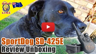 Dog Training Collar Review  Sportdog SD425E Training Collar Unboxing [upl. by Ardell299]