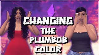 HOW TO CHANGE THE PLUMBOB COLOR😱  The Sims 4 [upl. by Nagirrek568]