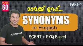 SYNONYMS English Grammar amp Vocabulary for Kerala PSCSSCRRB [upl. by Cynde]