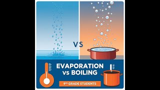 L4 Evaporation vs Boiling  Key Differences Explained 9Th CBSE [upl. by Younglove499]