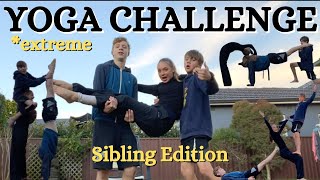 YOGA CHALLENGE 2021 with siblings [upl. by Gorlicki]