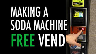 How to Set a Soda Machine to Free Vend [upl. by Neelrahc598]