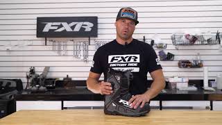 FXR Tactic Dual Zone Boa Snowmobile Boot  Review [upl. by Williams]