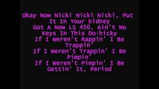 Nicki Minaj Beez In The Trap lyrics clean [upl. by Enirehtahc442]