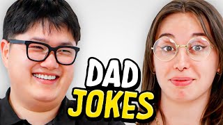 Dad Jokes  Dont laugh Challenge  Alan vs Abby  Raise Your Spirits [upl. by Ierdna734]