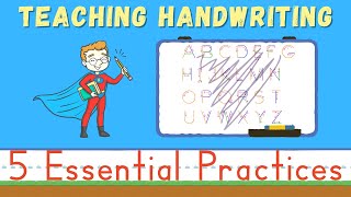 Handwriting for Kids 5 Essential Practices  Teaching Handwriting to Children [upl. by Idoj]