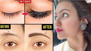 How To Grow THICK EYEBROWS amp LONG EYELASHES Naturally  100 Results in Just 2 Weeks [upl. by Clementas]