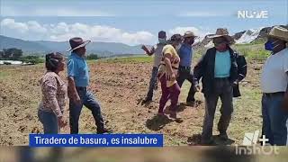 Protestan en Ixtlahuaca por Tiradero Clandestino  Las Noticias Oaxaca 🔴 Noticias en vivo [upl. by Anhcar]