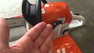 STIHL MS 251 Wood Boss first impressions [upl. by Carlye]