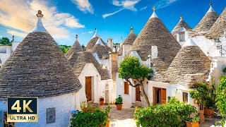 Alberobello Italy 🇮🇹 4K Puglia Walking Tour 2024 [upl. by Mauve]