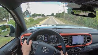 2020 Toyota Tacoma TRD Offroad  POV Test Drive Binaural Audio [upl. by Vachell481]