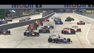 iRacing Motorsport Simulator  Super Formula fixed setups  Sebring  13 lap race [upl. by Llehsram104]