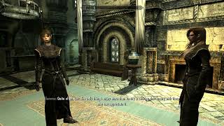 Skyrim Thalmor Follower Mod  Thalmor Justiciar Ayrenn spats with Ambassador Elenwen [upl. by Markiv864]