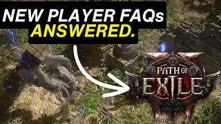 PATH OF EXILE 2 Frequently Asked Beginner Questions  MTX Trade Campaign Skip and More [upl. by Fiann]