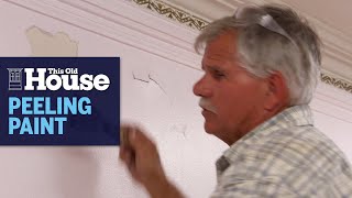 How to Remove Peeling Paint  This Old House [upl. by Sucramraj]