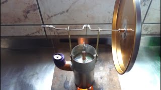 Watercooled stirling engine [upl. by Arbba358]