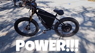 my 8000w ebike buildLets ride [upl. by Annala]