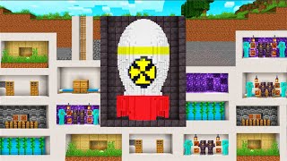 Surviving A Nuke In Minecraft [upl. by Dinsdale]