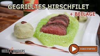 Gegrilltes Hirschfilet  Sous Vide  Grillrezept der SizzleBrothers [upl. by Yentruoc]