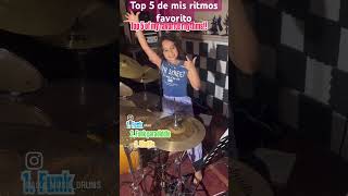 Aixa toca sus 5 ritmos favoritos 2024 drummer drums drumsolo [upl. by Wylma]