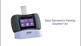 Spirometry Demonstration  EasyOne Air spirometer [upl. by Fuchs]