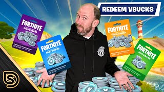 How to Redeem Fortnite Gift Cards feat Squatingdog [upl. by Ahsekim]