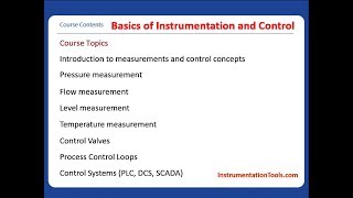 Basics of Instrumentation and Control  Free Download Instrumentation Course [upl. by Inek]