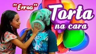 DESAFIO  TORTA NA CARA com meu IRMAOZINHO [upl. by Bernete326]