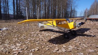 Hangar 9 Carbon Cub 15CC  Maiden Flight [upl. by Lytsyrk]