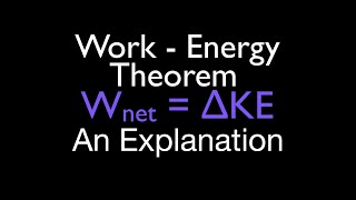 Energy Work amp Power 16 of 31 Work Energy Principle An Explanation [upl. by Ayat249]