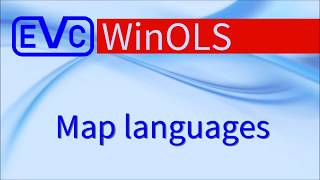 WinOLS Map languages [upl. by Atinel982]