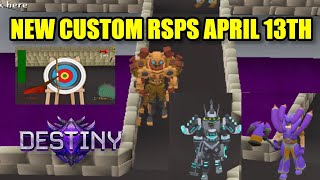 Destiny RSPS Brand New Unique Custom RSPS Releasing 13th of April Server Shocase amp 300 Giveaway [upl. by Dorine]