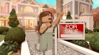 going house shopping   buying a new family mansion  bloxburg family roleplay  roblox [upl. by Raine]