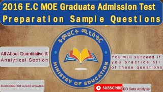 MOE Graduate Admission Test GAT Frequently Asked Questions in GAT in AAU [upl. by Tearle]