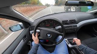 BMW 318i  E46 1999  POV Test Drive [upl. by Horacio]