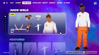 JUICE WRLD FREE Skin NOW AVAILABLE [upl. by Blodgett]